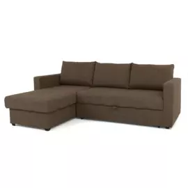 диван угловой nrava comfort 2215х1580х640 коричневый
