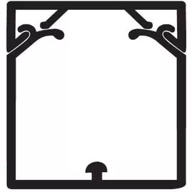 DKC In-Liner Короб с напр.TA-GN 60x60 W0
