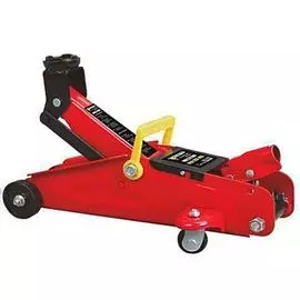 Домкрат 2 т ПОДКАТНОЙ, кейс "AUTOVIRAZH" (красный) (подъем 135-320мм)