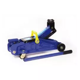 Домкрат 2т ПОДКАТНОЙ, кейс "AUTOVIRAZH" (синий) (подъем 145-300мм)