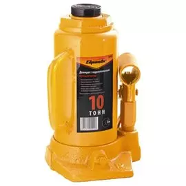 домкрат гидравлический бутылочный 10т h200-385мм sparta 50325