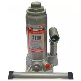 домкрат гидравлический бутылочный 3т h194-372мм matrix 50717
