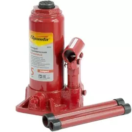 домкрат гидравлический бутылочный, 5т, h подъема 180-340мм, compact// sparta 50333