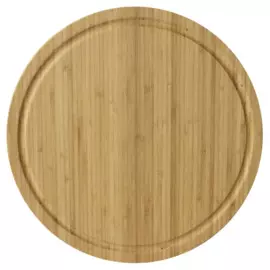 доска бамбуковая круглая natura, 33х1.8 см
