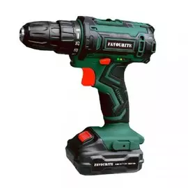 дрель аккумуляторная 14.4в, 2а/ч, 26нм, 2 батареи, кейс favourite dc 1402 promo