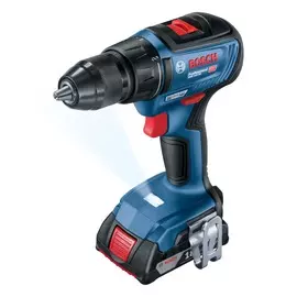 дрель аккумуляторная bosch gsr 18v-50, 2х2,0 ач li-ion, 1900об/м, 63нм, 06019h5020