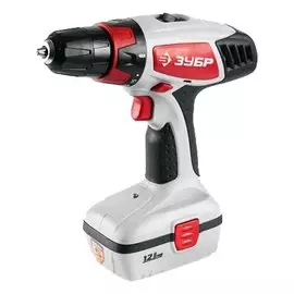 Дрель аккумуляторная Зубр ЗДА-12-2-КИН, 12В/1,5Ач, 0-400/0-1150 об/мин.,2акк.(кейс)