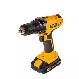 дрель-шуруповерт аккумуляторная cdl-ib-18-02, li-ion, 18 в, 1.5 а*ч, 2 аккумулятора denzel