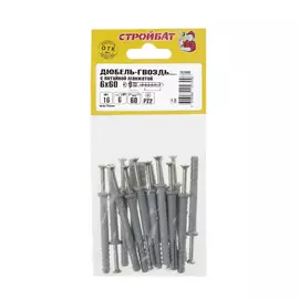 дюбель-гвоздь 6х60 пот. (16шт)
