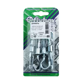 Дюбель мет. д/пустотел.констр. с полукол. 5х13/52 (4шт)