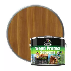 "dufa" пропитка wood protect supreme, тиковое дерево 9л