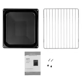 духовой шкаф электрический 45см черный, krona gusto 45 bl