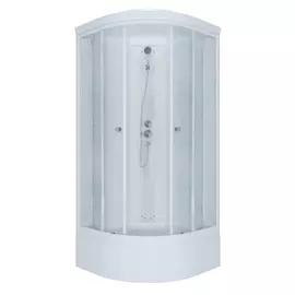 Душевая кабина Triton РИФ 100х100 В средний поддон с сифоном и тропическим душем