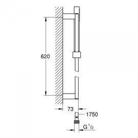 душевой гарнитур grohe euphoria cube+ 27891000