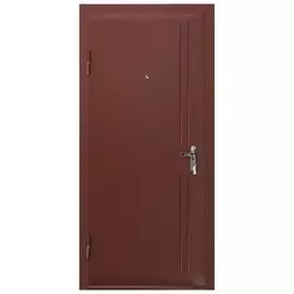 Дверь металлическая Альфа 2050*860 Беленый дуб, левая