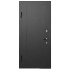 Дверь металлическая Бета 2050*960 левая Муар Черн./ Анегри зол.