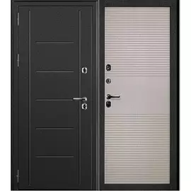 Дверь металлическая ДК Термаль 860х2050 левая бел дуб