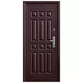 Дверь металлическая В-1 860*2050 Л с цилиндром, с фурнитурой К-В-1 Л