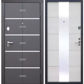 Дверь стальная Alta Tech Белый ясень (970х2040мм) правая