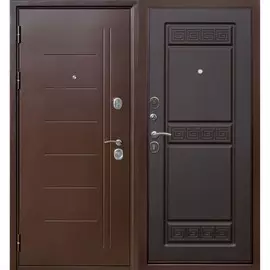 дверь входная 10 см троя медный антик венге (860мм) левая 2050х860 левая,