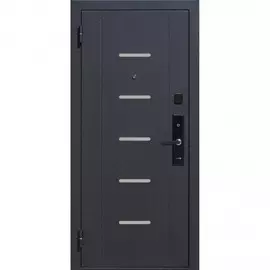 дверь входная 7,5 см гарда муар лиственница беж царга (860мм) левая с электронным замком ms siberia