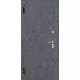 дверь входная 9 см бруклин бетон пепельный (860мм) левая 2050х860 левая,