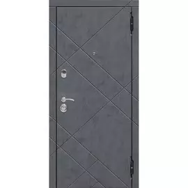 дверь входная 9 см бруклин бетон пепельный (960мм) правая 2050х960 правая,