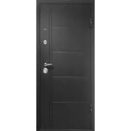 дверь входная эверест зеркало 2050х960мм правая, дуб беленый