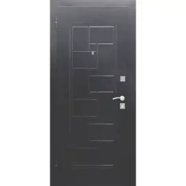 дверь входная dominanta серебро дуб шале белый царга 2050х960 левая