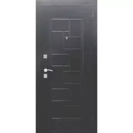 дверь входная dominanta серебро дуб шале белый царга 2050х960 правая