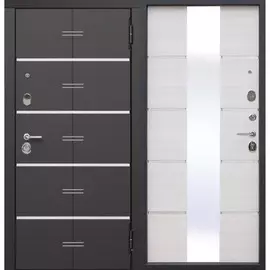 Дверь входная Европа Белый Ясень 2050х860 правая,