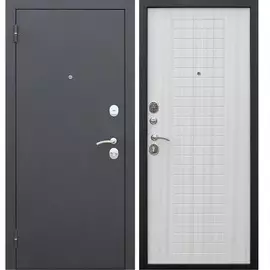 дверь входная гарда муар 8мм белый ясень (860мм) левая 2050х860 левая,