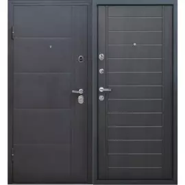 дверь входная металлическая эверест в 2050х960 левая, венге