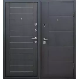 дверь входная металлическая эверест в 2050х960 правая, венге