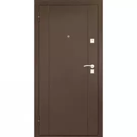 дверь входная металлическая форпост 73 2050х960 левая,дуб беленый