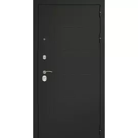 Дверь входная металлическая Сити Зеркало 2050х960 Правая,Венге