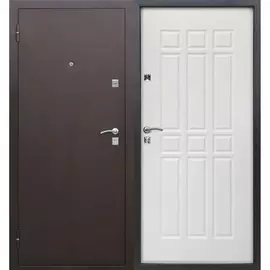 Дверь входная Сопрано 2050х960мм левая, Дуб молочный