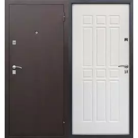 Дверь входная Сопрано 2050х960мм правая, Дуб молочный