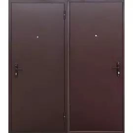 дверь входная стройгост 5 рф мет/мет 2050х960мм правая, медный антик