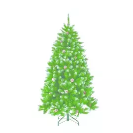 ель декоративная императрица с шишками 185см заснеженная