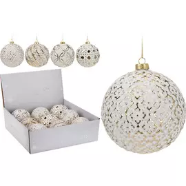 Елочное украшение Шар 10см стекло ABT316440