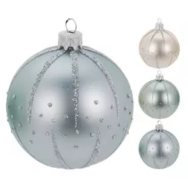 Елочное украшение Шар 8см стекло AVG100040