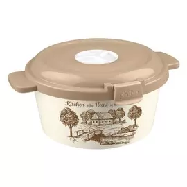 Емкость для хранения/СВЧ 1,6л Phibo с декором пластик 4311071