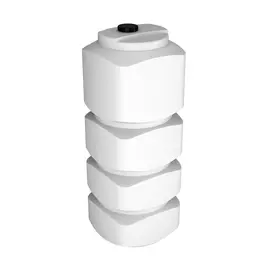 Емкость для воды L 1000л oil белый пластик