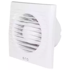 вентилятор вытяжной осевой накладной 100мм era 4c белый, с обр.клап, эра
