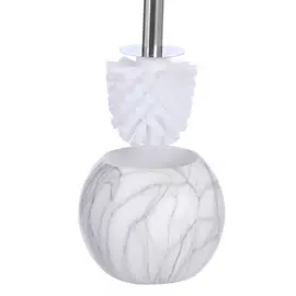 ерш для унитаза белый мрамор