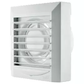 вентилятор вытяжной осевой накладной 150мм euro 6a белый, с авт.жалюзи, эра