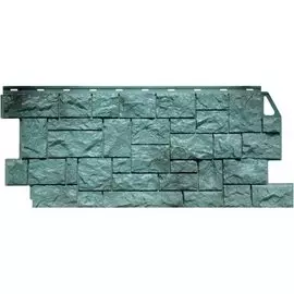 Фасадная панель FB Камень дикий серо-зеленый 44*99 см
