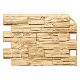 фасадная панель royal stone, скалистый камень ричмонд 905х620 мм