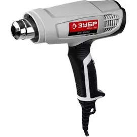 фен технический (строительный),насадки 3 шт, 2 режима зубр фт-1600